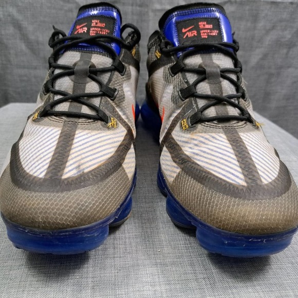 %Nike Air VaporMax Men 2019 Black Hyper Blue Size 10 AR6631-008 / A 30 main image 8